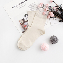 Kinesisk leverandør beste silkesokker for kvinner Svart Hvit pustende sokker for alle årstider